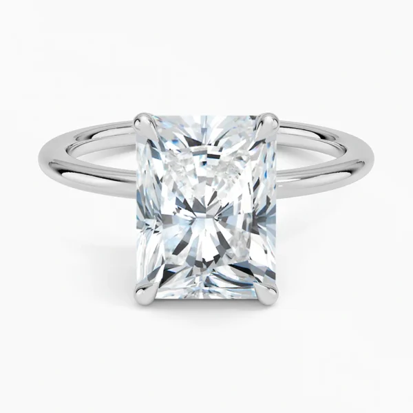 Diamond Radiant Cut Solitaire Ring