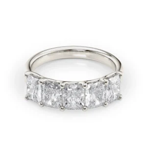 Diamond Radiant Half-Eternity Ring